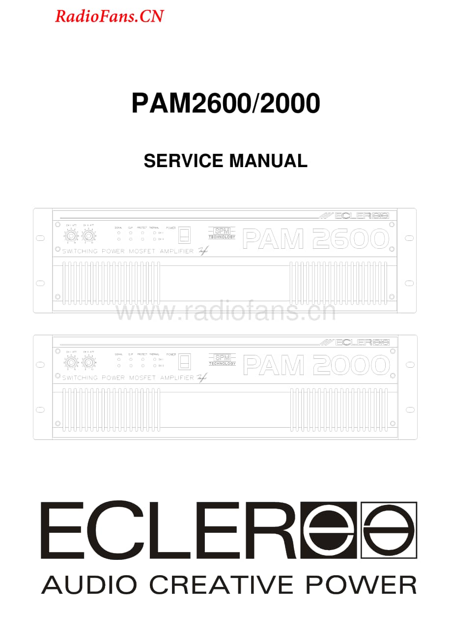 Ecler-PAM2600-pwr-sm维修电路图 手册.pdf_第1页