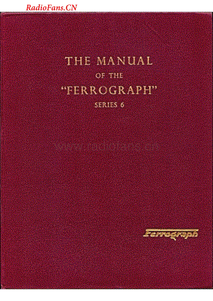 Ferguson-Ferrograph632H-tape-sm维修电路图 手册.pdf