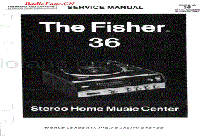 Fisher-36-rec-sm维修电路图 手册.pdf