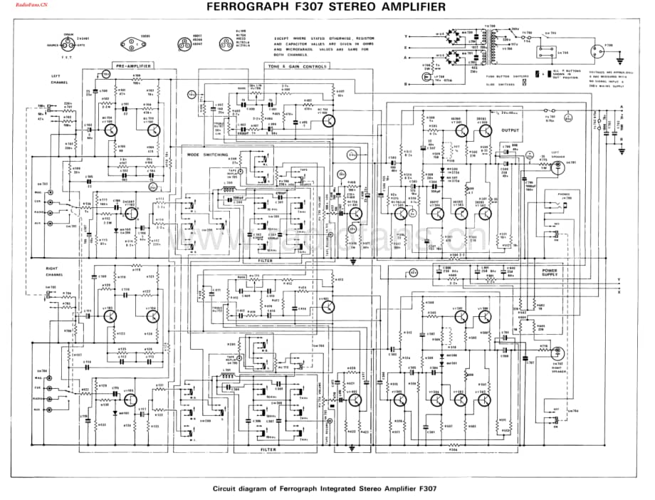 Ferguson-FerrographF307-int-sch维修电路图 手册.pdf_第1页