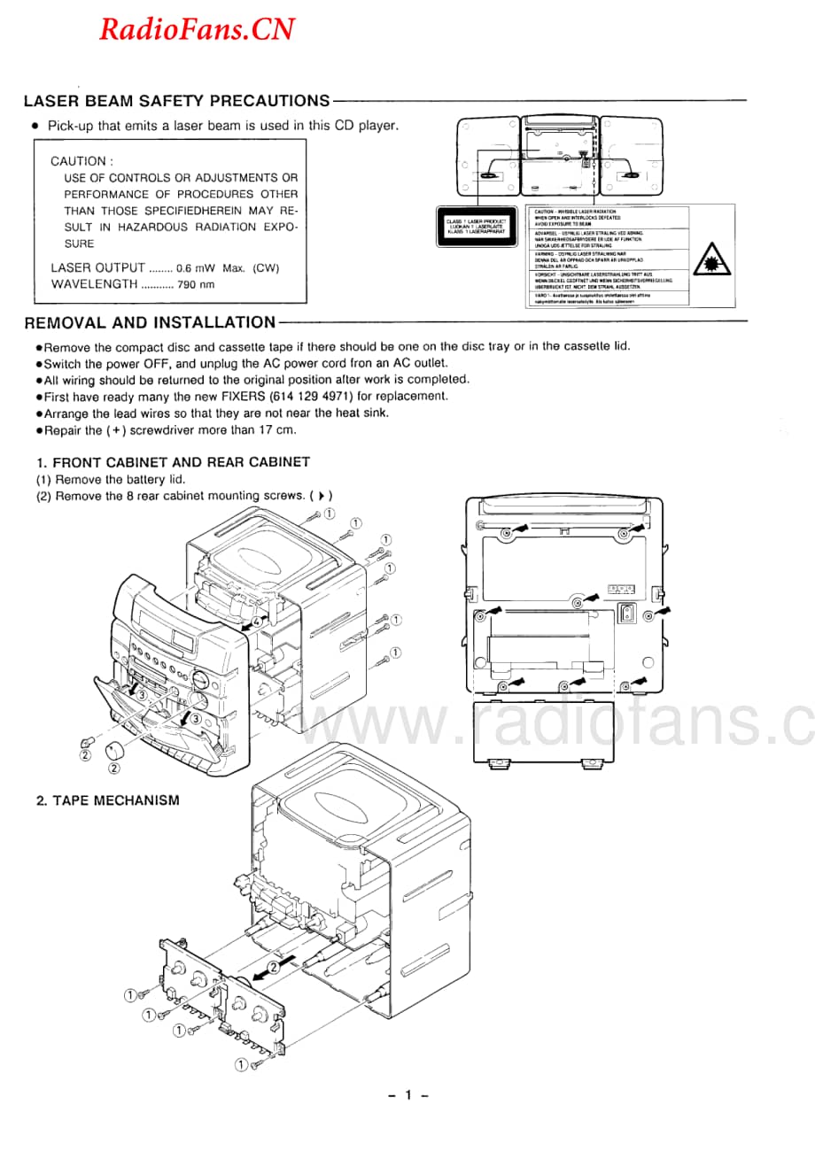 Fisher-PHD580L-cd-sm维修电路图 手册.pdf_第3页