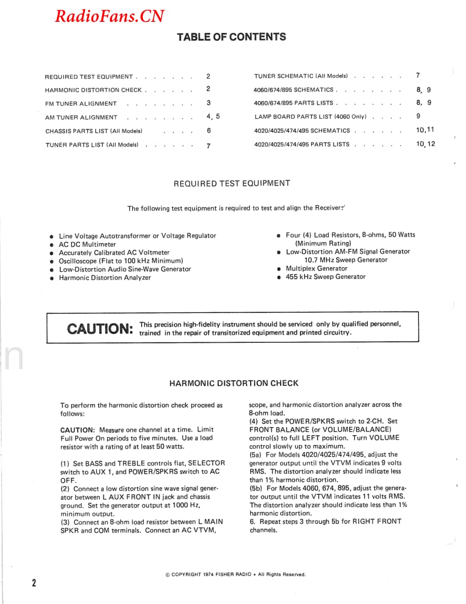 Fisher-4060-rec-sm(1)维修电路图 手册.pdf_第2页