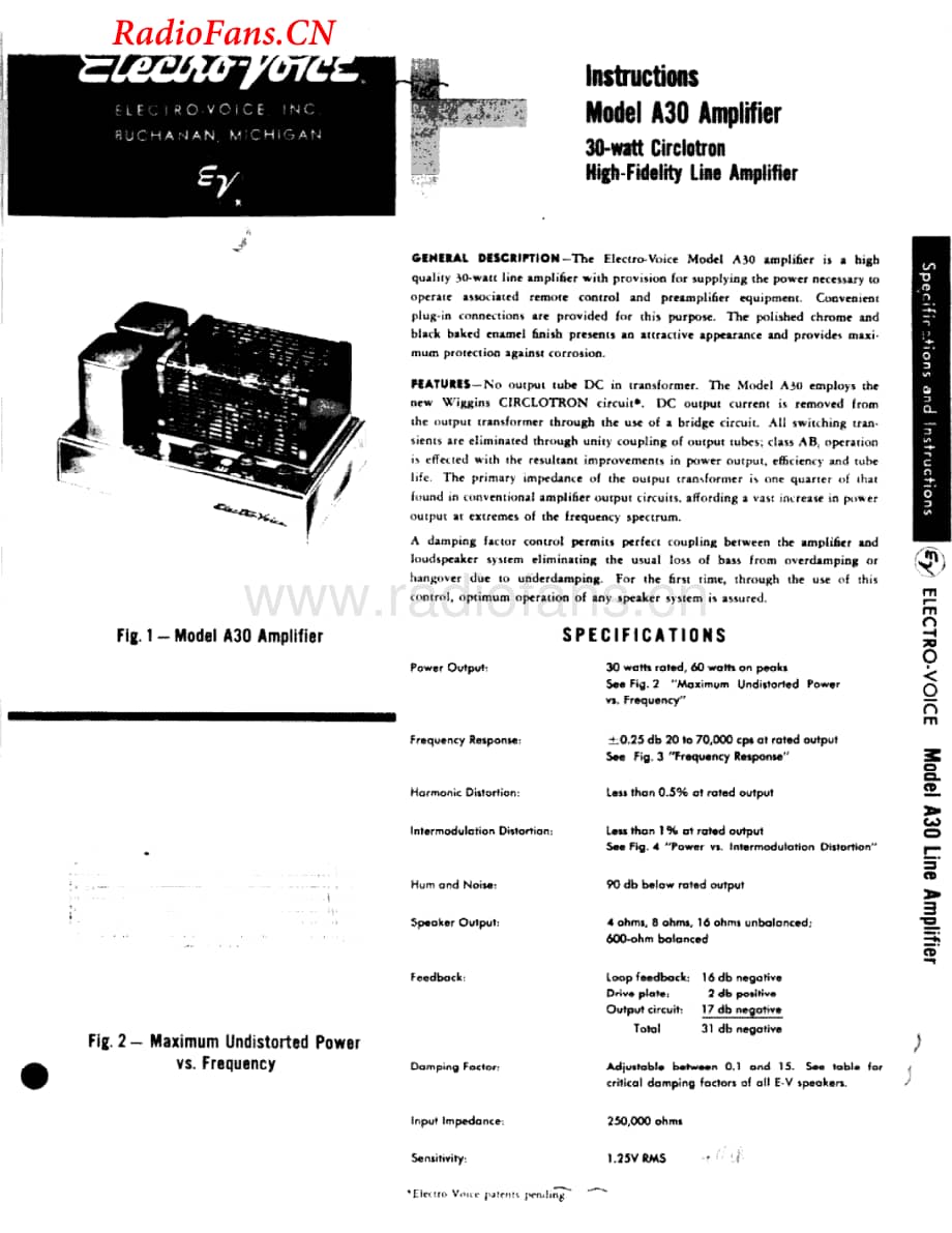 Electrovoice-A30-pwr-sch维修电路图 手册.pdf_第1页