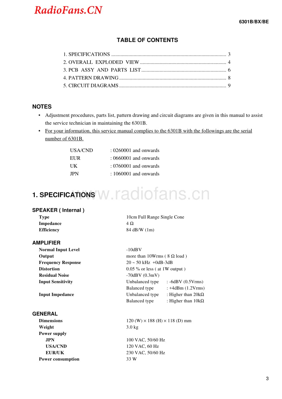 Fostex-6301B-pwr-sm维修电路图 手册.pdf_第3页