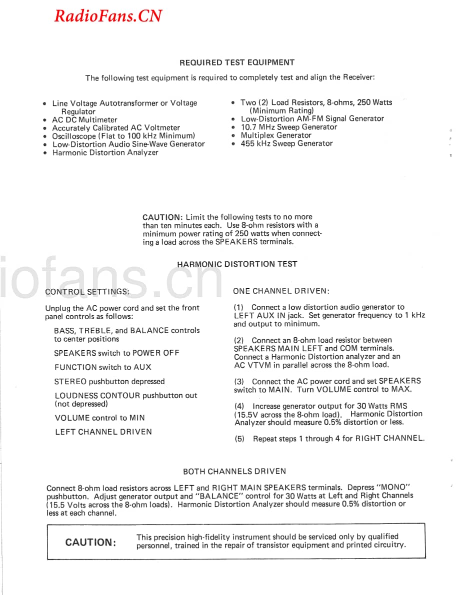 Fisher-332-rec-sm(1)维修电路图 手册.pdf_第2页