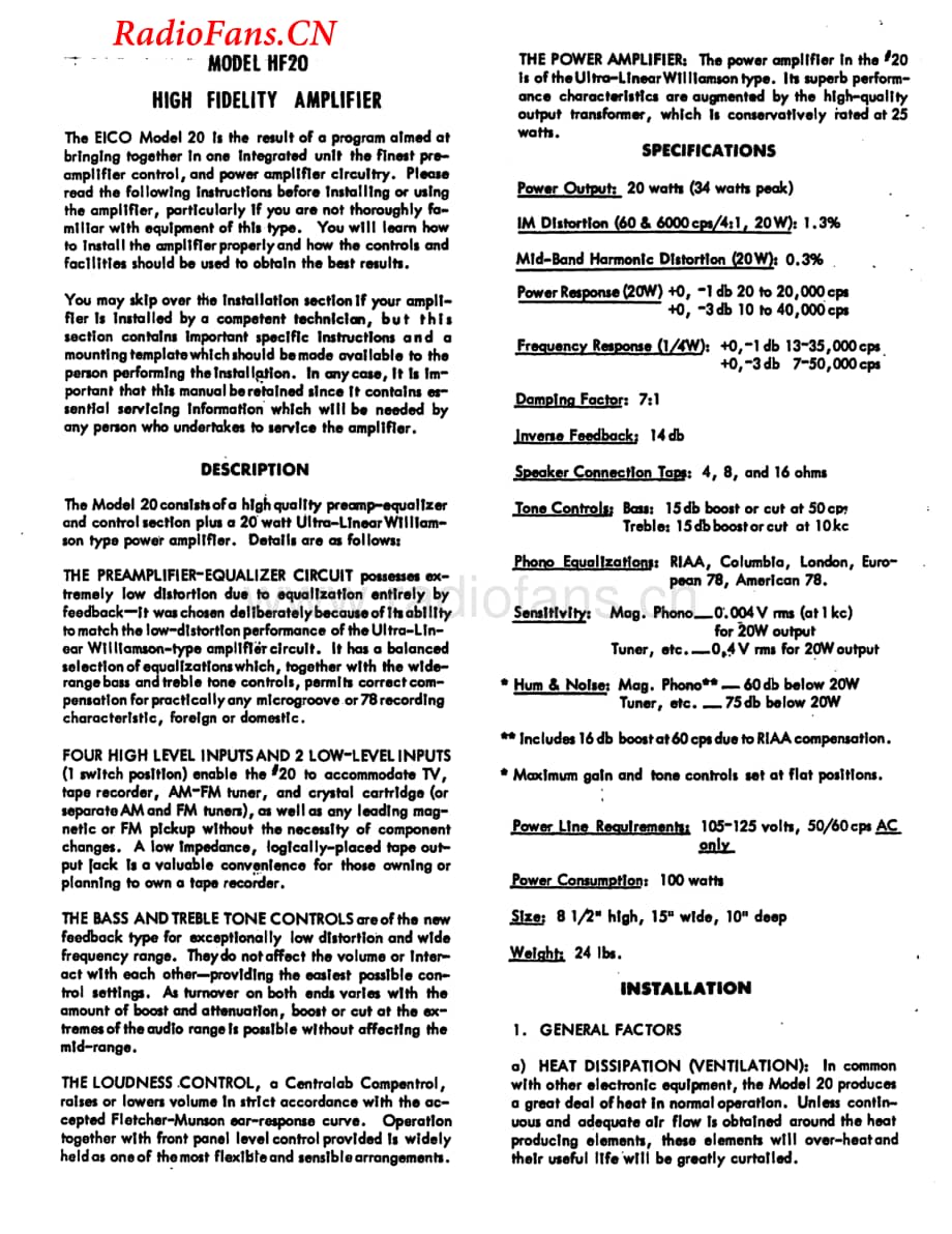 Eico-HF20-int-sch维修电路图 手册.pdf_第2页