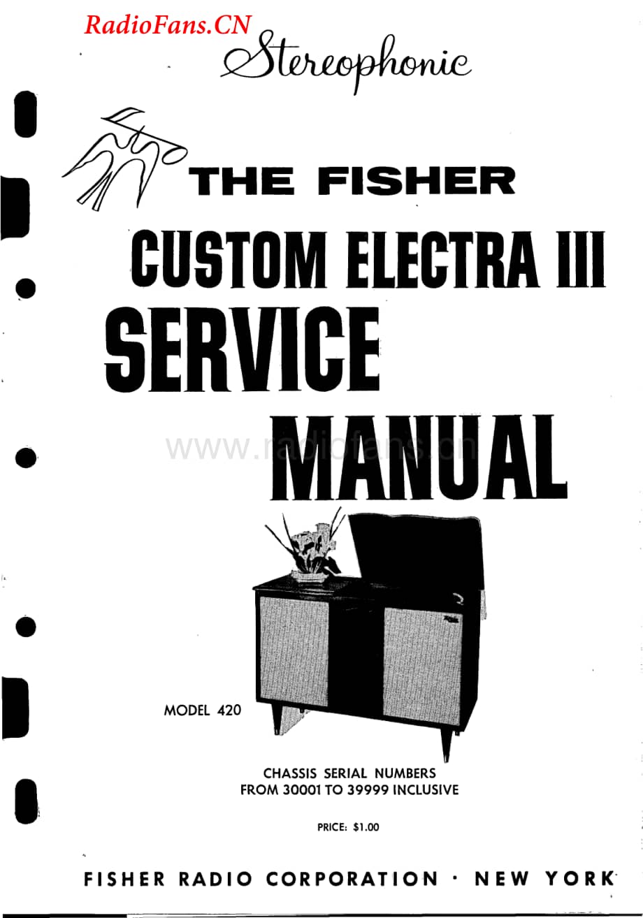 Fisher-CustomElectra420-mc-sm2维修电路图 手册.pdf_第1页