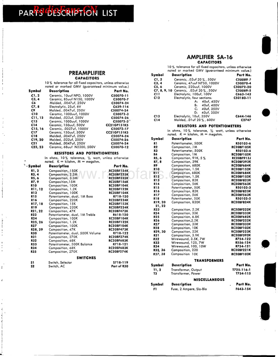 Fisher-CustomElectra420-mc-sm2维修电路图 手册.pdf_第2页