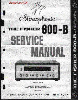 Fisher-800B-rec-sm维修电路图 手册.pdf