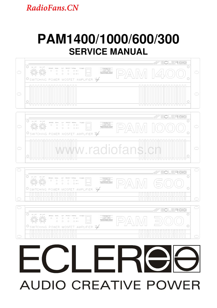 Ecler-PAM600-pwr-sm维修电路图 手册.pdf_第1页