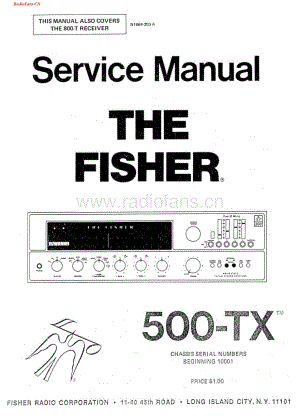Fisher-500TX-rec-sm2维修电路图 手册.pdf