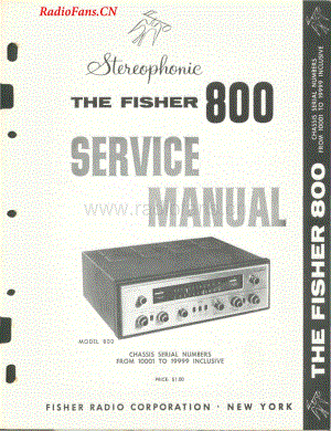 Fisher-800-rec-sm维修电路图 手册.pdf