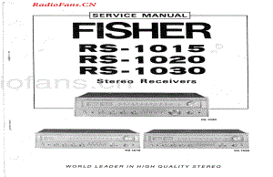 Fisher-RS1030-rec-sm维修电路图 手册.pdf