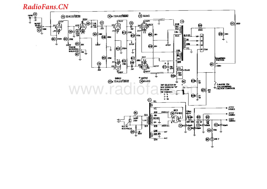 Fisher-SA100-pwr-sch维修电路图 手册.pdf_第1页