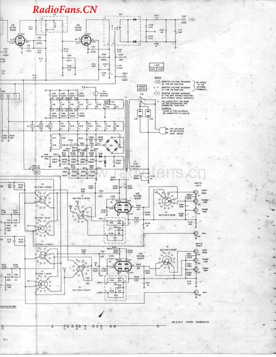 Fisher-800C-rec-sch(1)维修电路图 手册.pdf_第3页