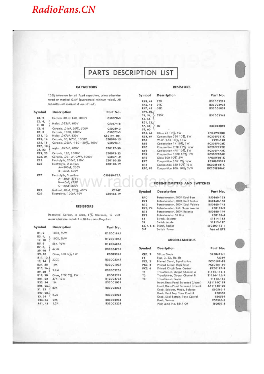 Fisher-X100C-int-sm维修电路图 手册.pdf_第2页