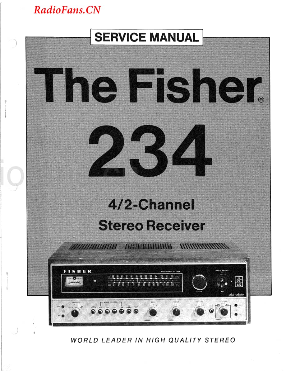 Fisher-234-rec-sm维修电路图 手册.pdf_第1页