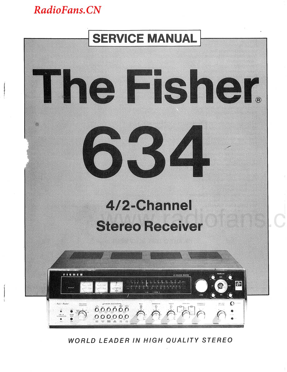 Fisher-634-rec-sm维修电路图 手册.pdf_第1页