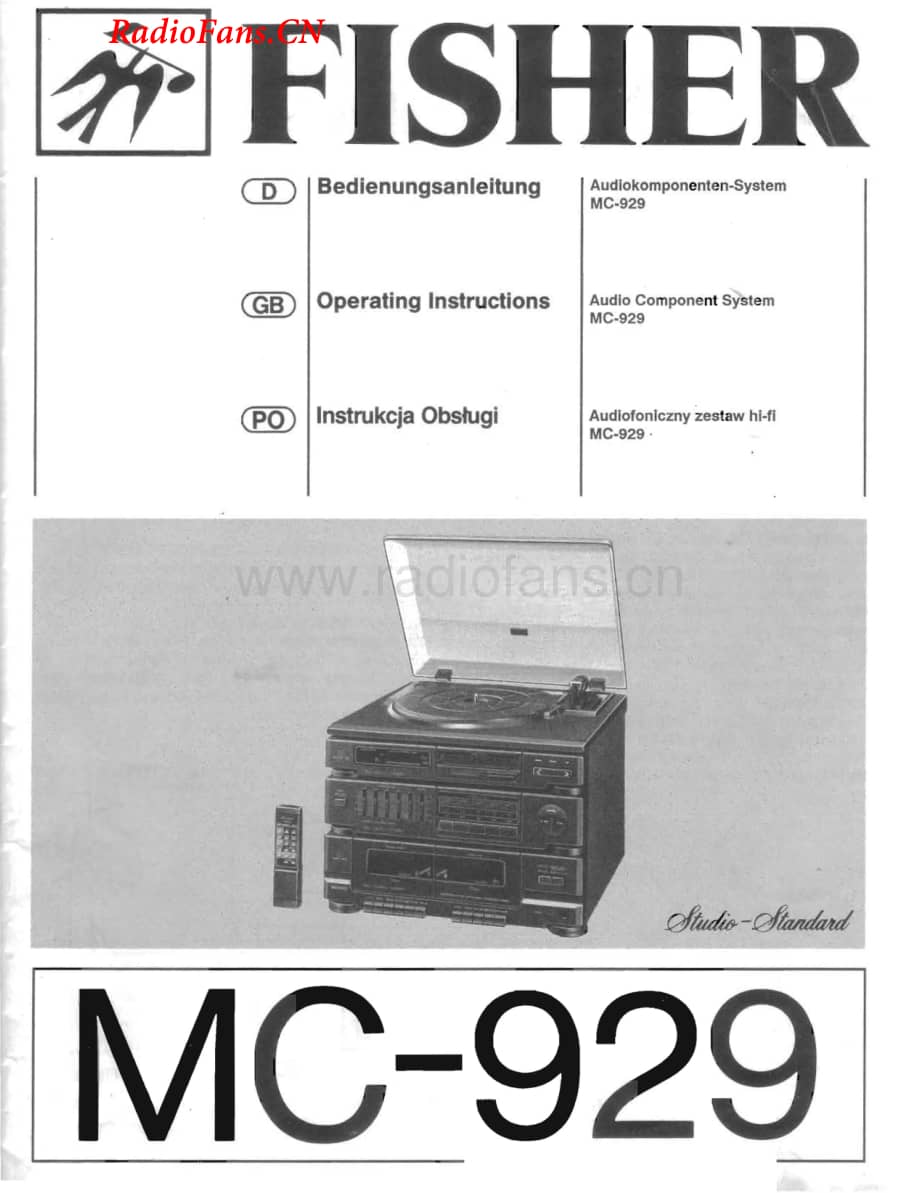 Fisher-MC929-mc-sch维修电路图 手册.pdf_第1页