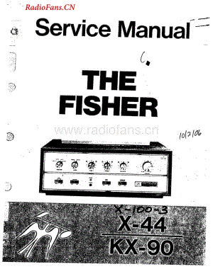 Fisher-X100-3X-int-sm维修电路图 手册.pdf