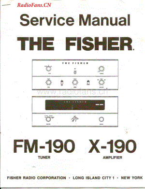 Fisher-X190-int-sm维修电路图 手册.pdf