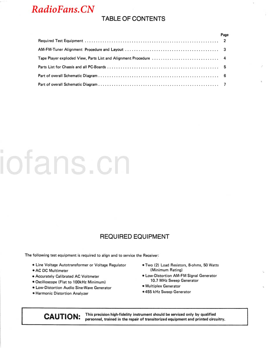 Fisher-2080-mc-sm维修电路图 手册.pdf_第2页