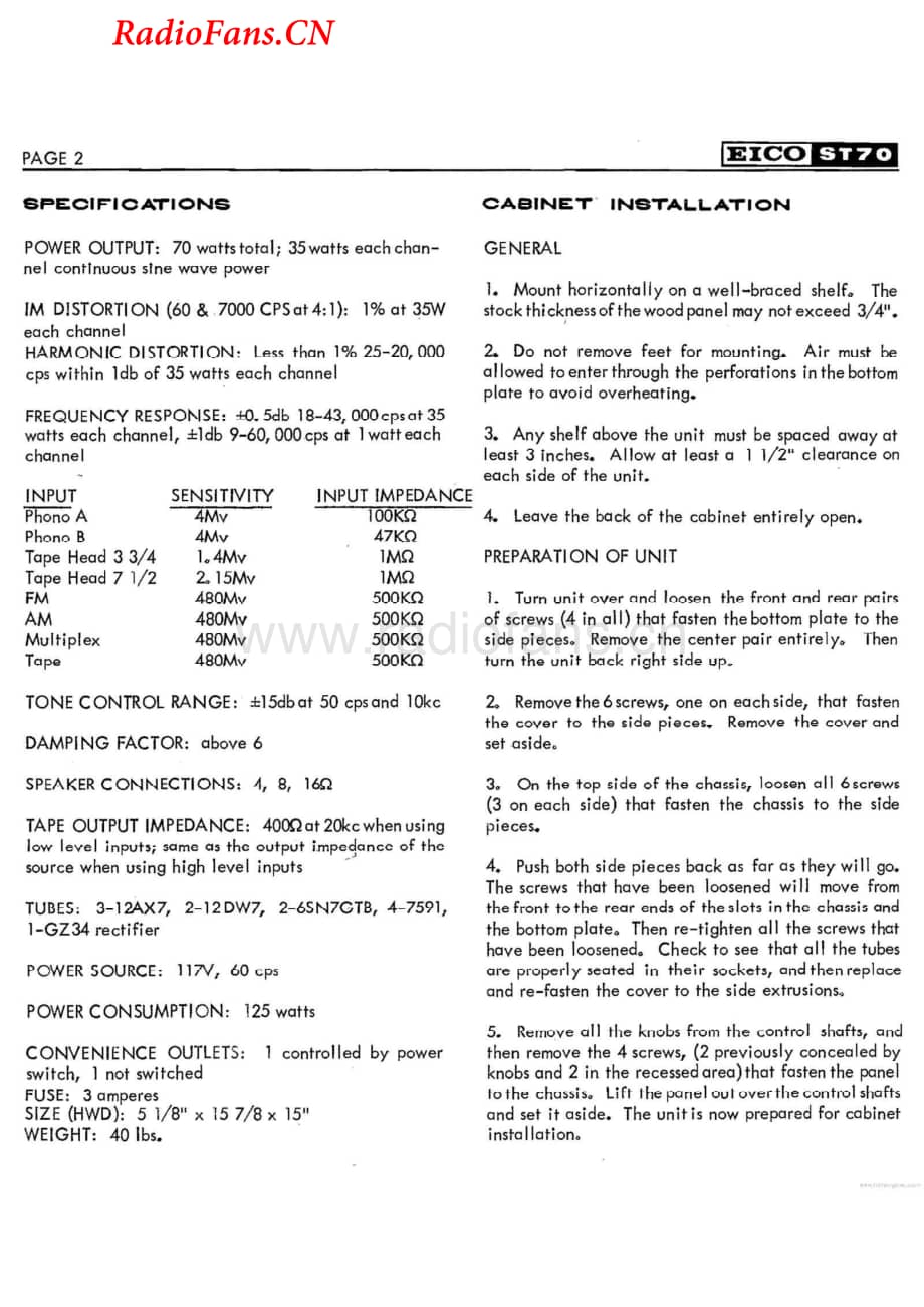 Eico-ST70-int-sm维修电路图 手册.pdf_第3页