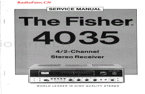 Fisher-4035-rec-sm维修电路图 手册.pdf