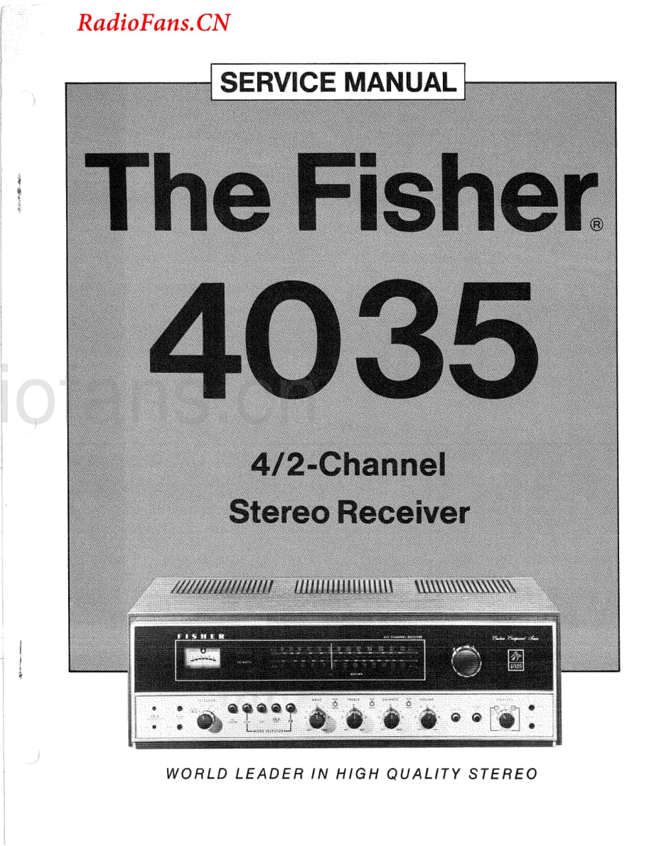 Fisher-4035-rec-sm维修电路图 手册.pdf_第1页