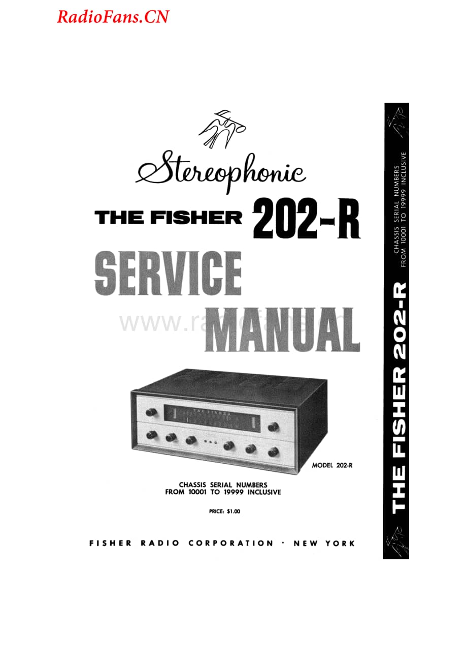 Fisher-202-rec-sm维修电路图 手册.pdf_第1页