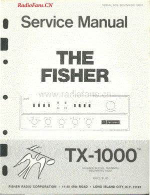Fisher-TX1000-int-sm维修电路图 手册.pdf