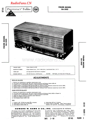 Fisher-SA300-pwr-sm维修电路图 手册.pdf