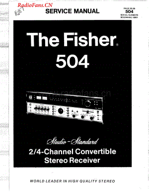Fisher-504-rec-sm(1)维修电路图 手册.pdf