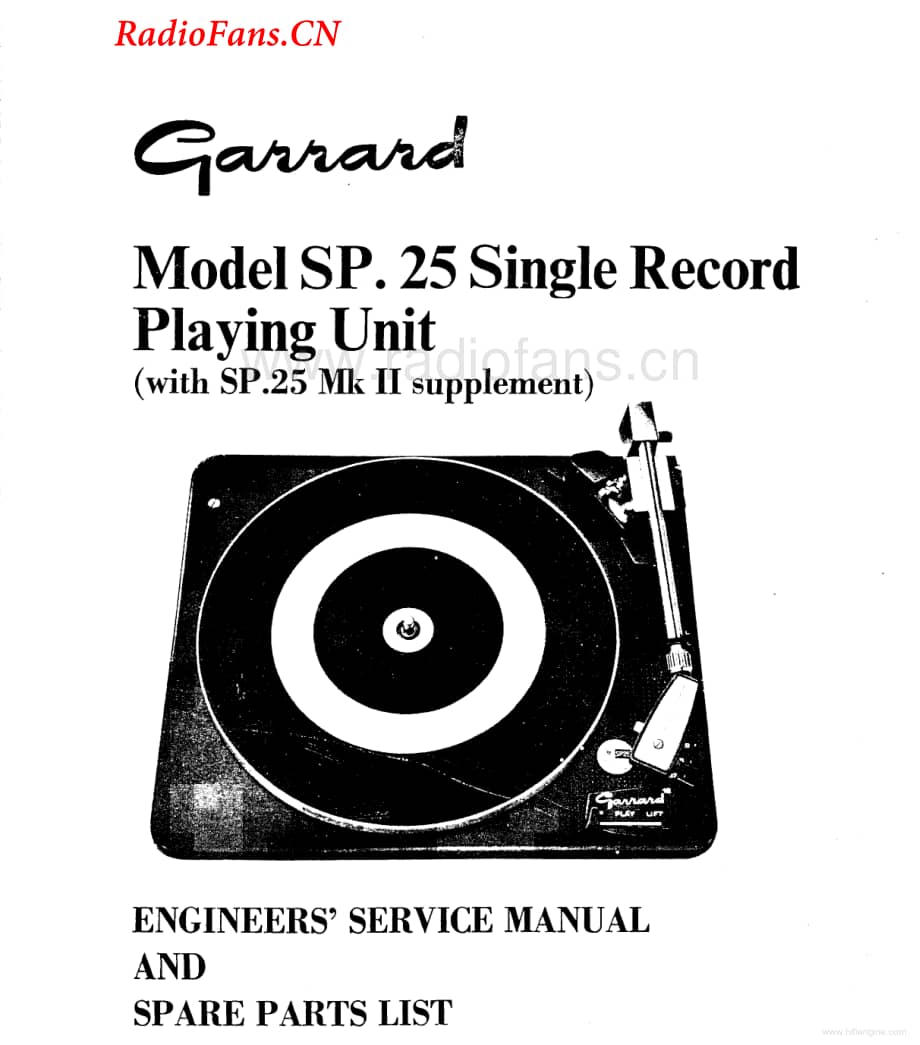 Garrard-SP25-tt-sm维修电路图 手册.pdf_第1页