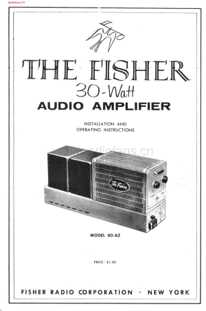 Fisher-80AZ-pwr-sm维修电路图 手册.pdf