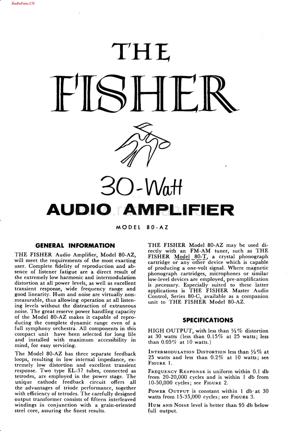 Fisher-80AZ-pwr-sm维修电路图 手册.pdf_第2页