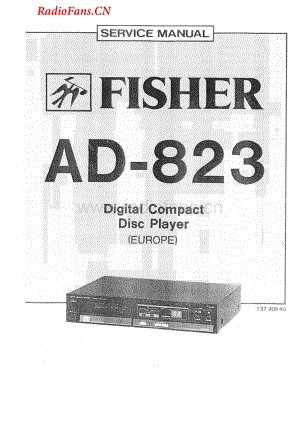 Fisher-AD823-cd-sm维修电路图 手册.pdf