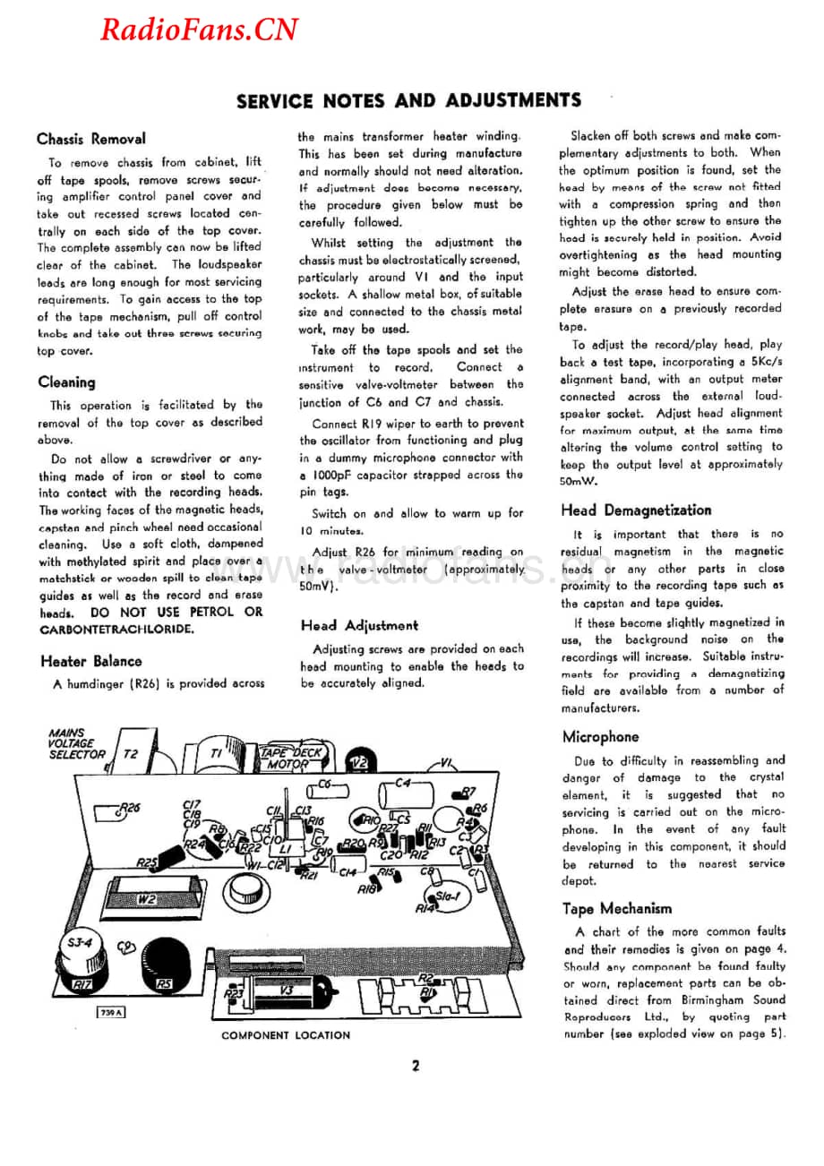 Ferguson-445TR-tape-sm维修电路图 手册.pdf_第2页