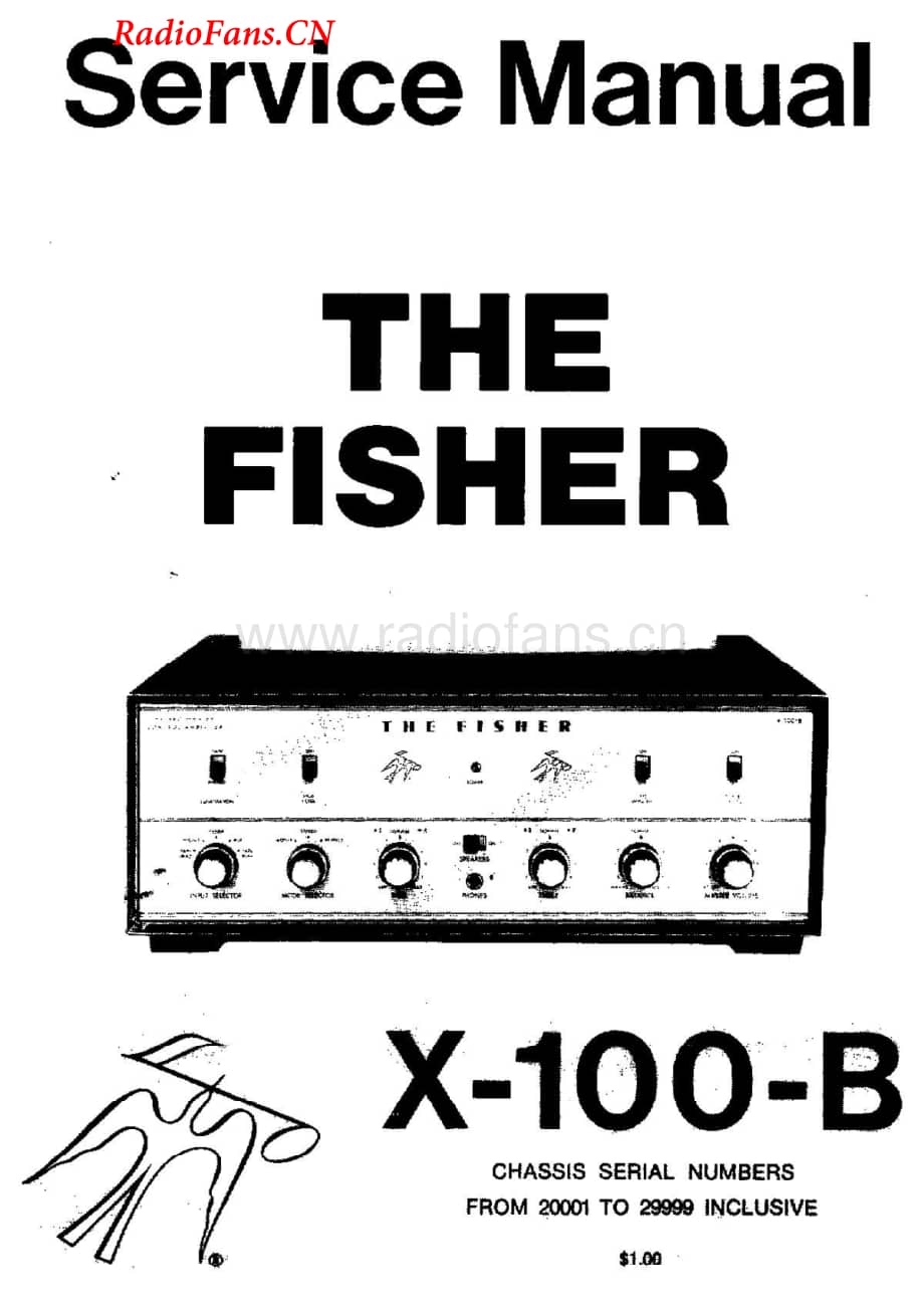 Fisher-X100B-int-sm维修电路图 手册.pdf_第1页