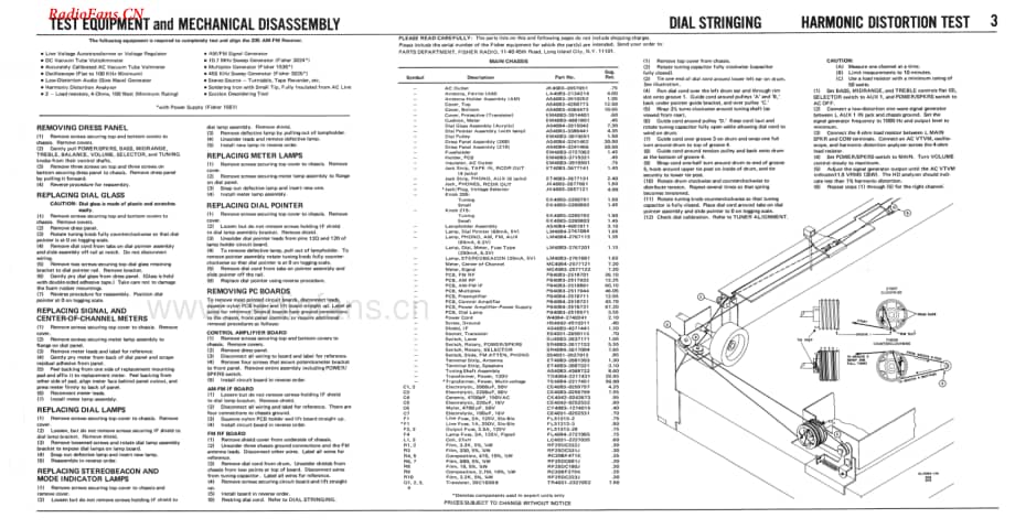 Fisher-205-rec-sm(1)维修电路图 手册.pdf_第3页