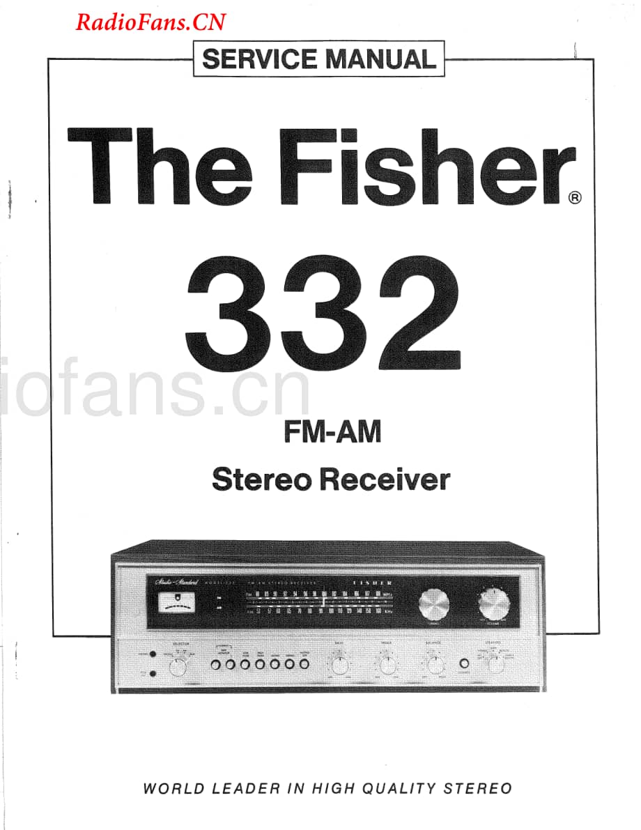 Fisher-332-rec-sm维修电路图 手册.pdf_第1页