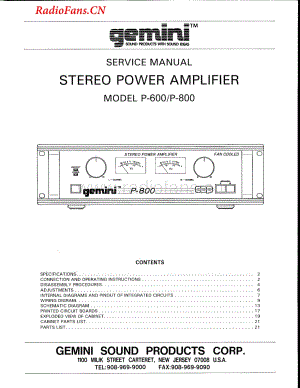 Gemini-P600-pwr-sm维修电路图 手册.pdf