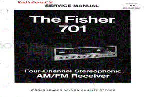 Fisher-701-rec-sm(1)维修电路图 手册.pdf