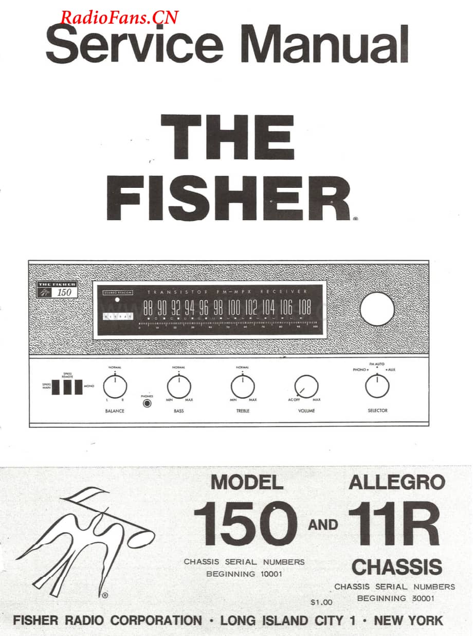 Fisher-150-rec-sm维修电路图 手册.pdf_第1页