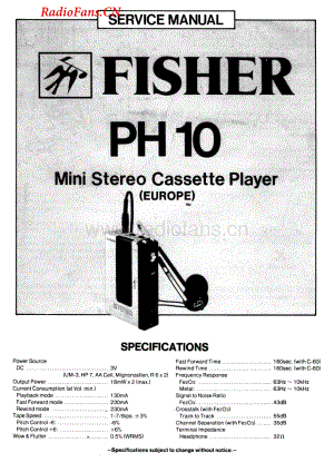 Fisher-PH10-tape-sm维修电路图 手册.pdf
