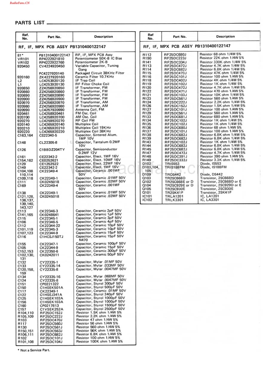 Fisher-MC3015-rec-sch维修电路图 手册.pdf_第2页