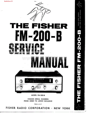 Fisher-FM200B-tun-sm维修电路图 手册.pdf