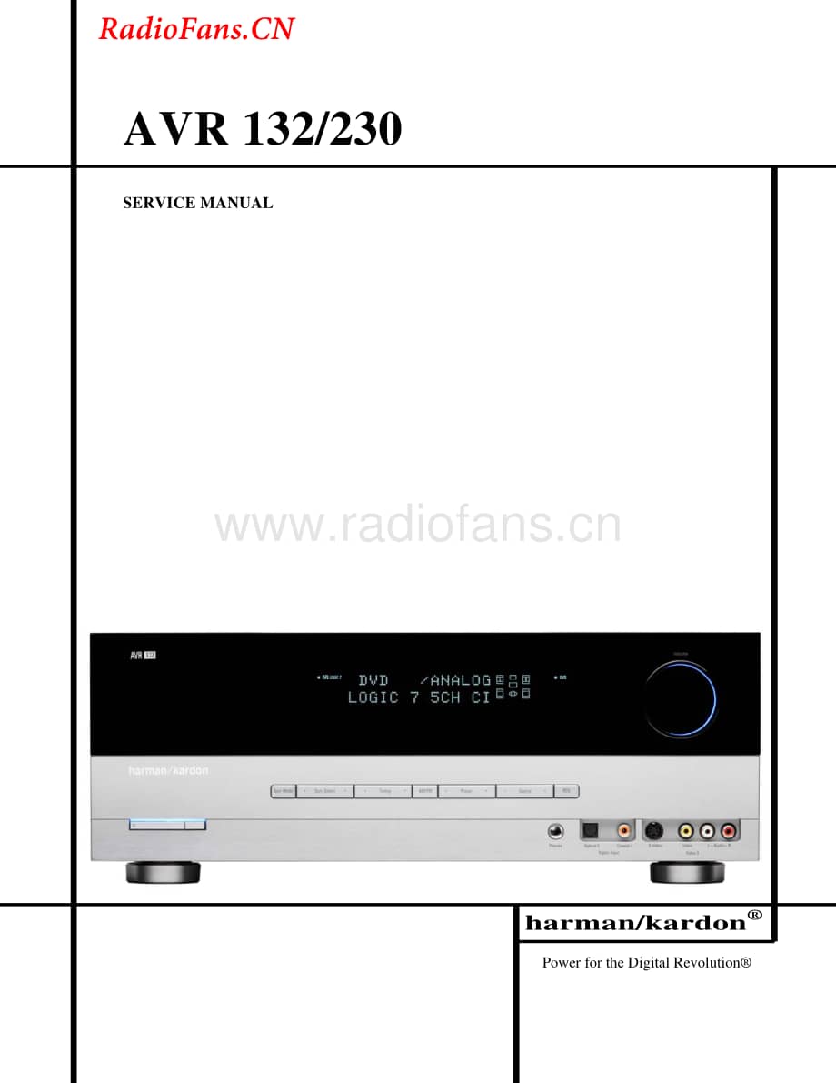 HarmanKardon-AVR132EU-av-sm维修电路图 手册.pdf_第1页