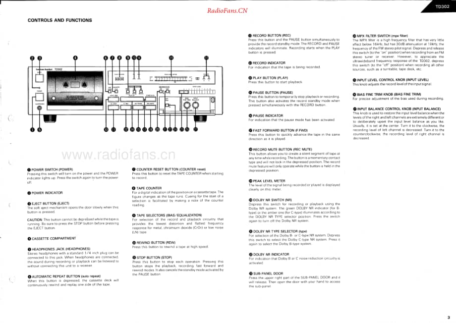 HarmanKardon-TD302-tape-sm维修电路原理图.pdf_第3页