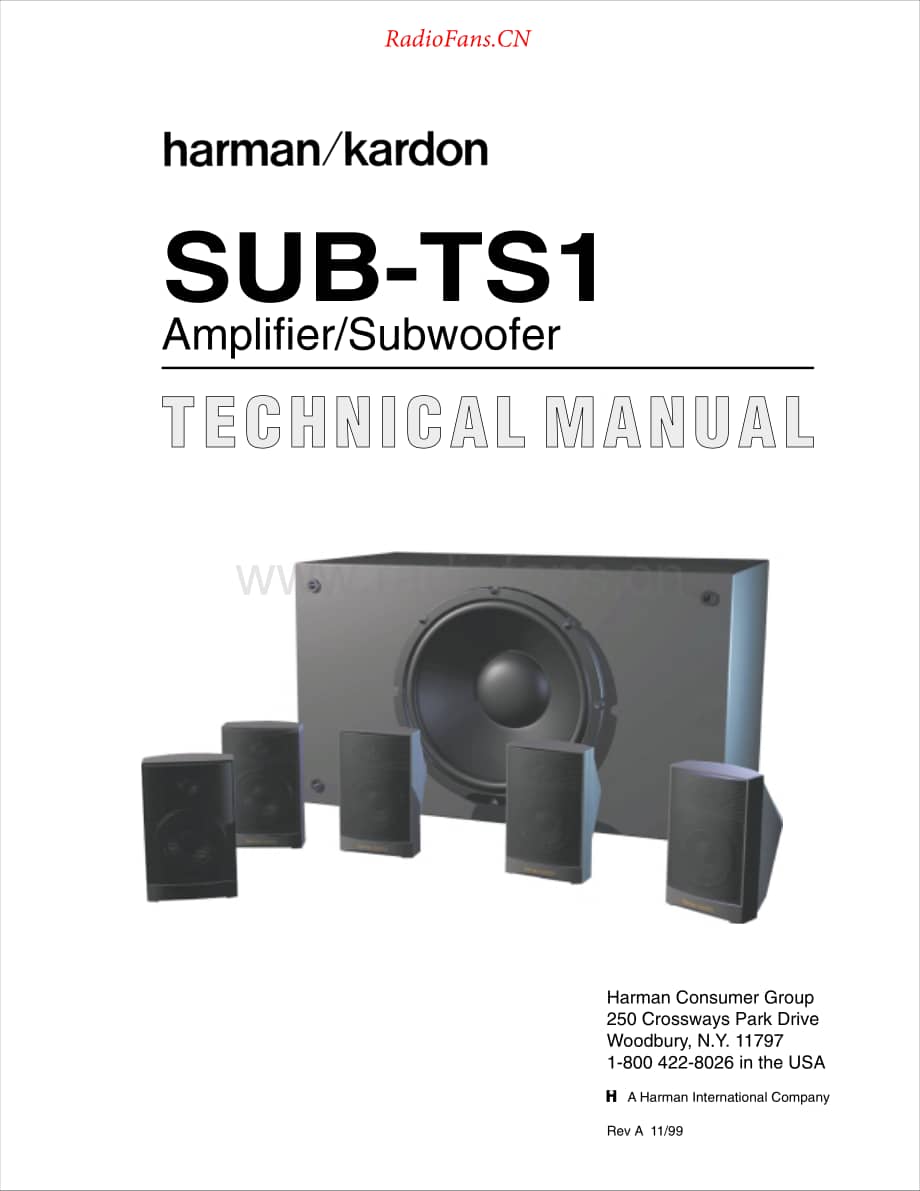 HarmanKardon-HKTS1-sub-sm维修电路原理图.pdf_第1页